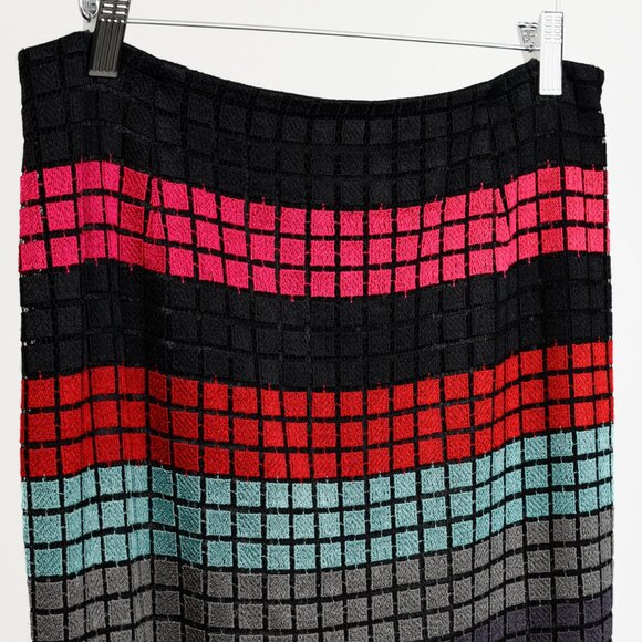 Marco De Vincenzo PF/15 Multicolor Block Pattern Skirt - Picture 3 of 10